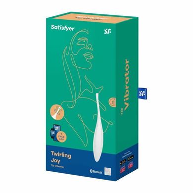 Смарт-вібратор для клітора Satisfyer Twirling Joy White SO7144 фото