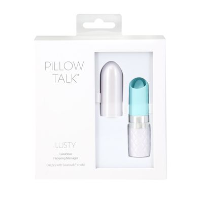 Вибратор Pillow Talk Lusty Luxurious Flickering Massager - Teal SO7752 фото