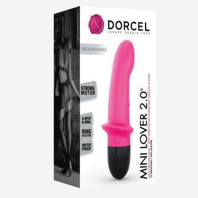 Вибратор Dorcel Mini Lover Magenta 2.0 перезаряжаемый, для точки G и массажа простаты SO3821 фото