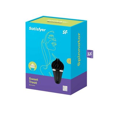 Мороженка спінатор Satisfyer Lay-On - Sweet Treat Black/Gold, 10 режимів роботи, водонепроникна SO3551 фото