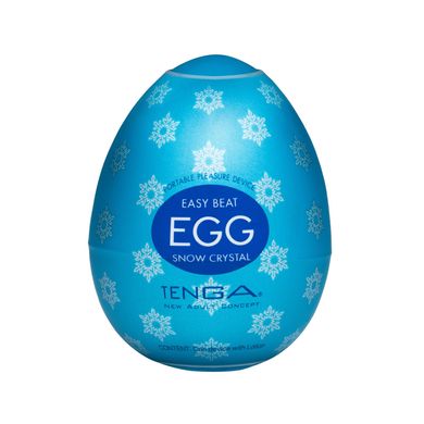 Мастурбатор-яйцо Tenga Egg Snow Crystal с охлаждающим лубрикантом SO8063 фото