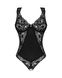 Мереживне боді Obsessive Donna Dream crotchless teddy M/L Black, відкритий доступ SO8634 фото 3