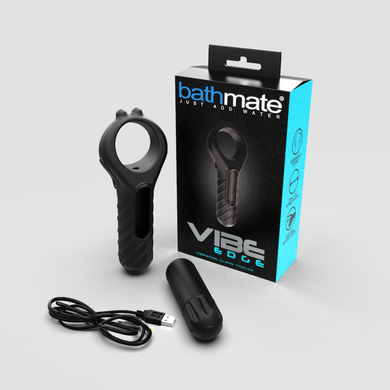 Ерекційне кільце з віброкулею Bathmate Vibe Edge перезаряджається, 10 режимів SO7503 фото