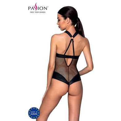 Сітчастий боді з халтером Amanda Body black L/XL - Passion SO5315 фото