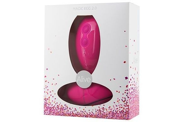 Віброяйце Alive Magic Egg 2.0 Pink із пультом ДУ AL40513 фото