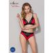 Еластичний топ з мереживом Passion PS001 TOP red-black, size L SO4183 фото 3