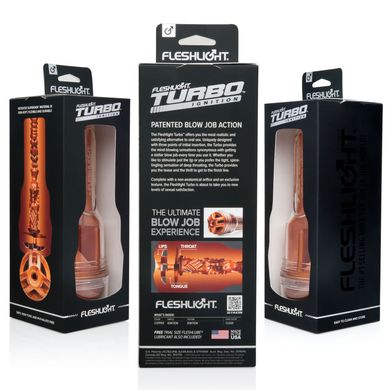 Мастурбатор Fleshlight Turbo Ignition Copper (імітатор мінету) F11161 фото