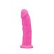 Фаллоимитатор SilexD Robby Pink Glow in the dark, двухслойный, силикон+Silexpan, диаметр 3,5см SO7032 фото 1