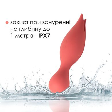 Двойной вибратор точки G с язычками для клитора Svakom Siren Coral SO4855 фото