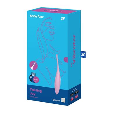 Смарт-вибратор для клитора Satisfyer Twirling Joy Pink SO5557 фото