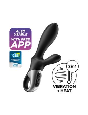 Универсальный смарт-вибратор с подогревом Satisfyer Heat Climax + SO6091 фото