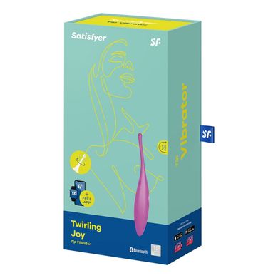 Смарт-вибратор для клитора Satisfyer Twirling Joy Fuchsia SO5558 фото