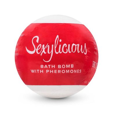 Бомбочка для ванни з феромонами Obsessive Bath bomb with pheromones Sexy (100 г) SO7710 фото