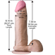 Фаллоимитатор Doc Johnson The Realistic Cock 8 inch White - ULTRASKYN, Vack-U-Lock, диаметр 5,1см SO1551 фото 3