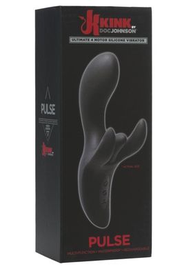 Вібратор-кролик Doc Johnson Kink - Pulse - Ultimate 4 Motor Silicone Vibrator SO4013 фото