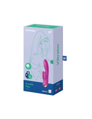 Смарт вібратор кролик із подвійним відростком Satisfyer Double Flex Violet SO6093 фото