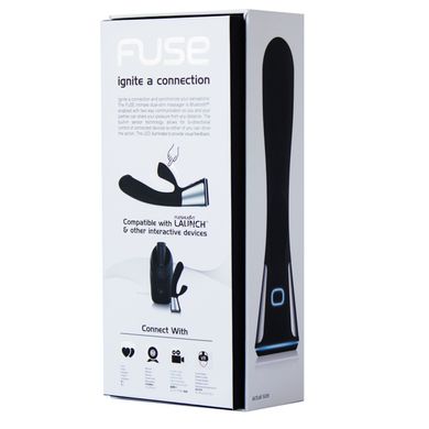 Інтерактивний вібратор-кролик Ohmibod Fuse for Kiiroo Black SO2907 фото