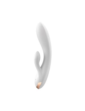 Смарт вібратор-кролик із подвійним відростком Satisfyer Double Flex White SO6095 фото