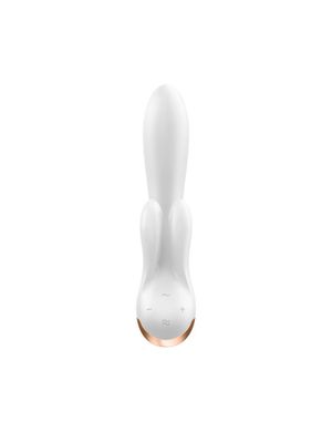 Смарт вібратор-кролик із подвійним відростком Satisfyer Double Flex White SO6095 фото