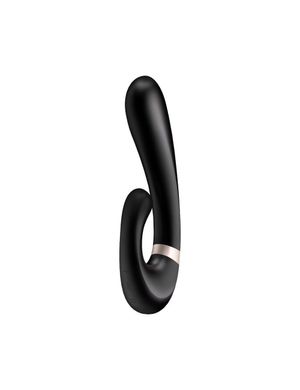 Смарт вібратор-кролик із підігрівом Satisfyer Heat Wave Black SO6098 фото