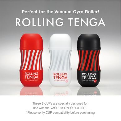 Автоматичний мастурбатор Tenga VACUUM GYRO ROLLER, ротація та вакуум, сумісний з Tenga Cup SO7041 фото