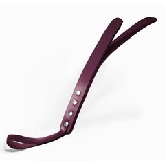 Паддл двухслойный Feral Feelings Leather Mini Paddle Burgundy, натуральная кожа, burgundy SO8264 фото