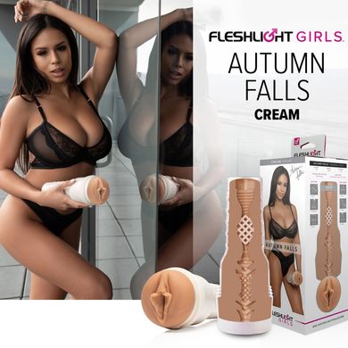 Мастурбатор Fleshlight Girls: Autumn Falls - Cream, зі зліпка вагіни, дуже ніжний SO5032 фото