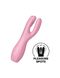 Клиторальный вибратор Satisfyer Threesome 3 Pink с тремя пальчиками SO6101 фото 1