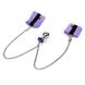 Наручники з металевою анальною пробкою Art of Sex Handcuffs with Metal Anal Plug size M Purple SO6183 фото 3