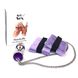 Наручники з металевою анальною пробкою Art of Sex Handcuffs with Metal Anal Plug size M Purple SO6183 фото 1