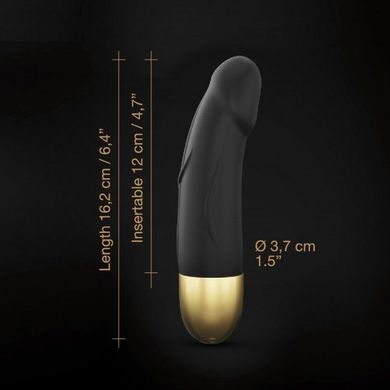 Вибратор Dorcel Real Vibration S Gold 2.0, диам 3,7см, перезаряжаемый, для точки G SO3565 фото