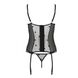 Корсет з підв'язками + стрінги LOVELIA CORSET black L/XL - Passion SO4765 фото 6