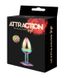 Металева анальна пробка MAI Attraction Toys №72 Rainbow SO6038 фото 4