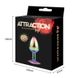 Металева анальна пробка MAI Attraction Toys №72 Rainbow SO6038 фото 6