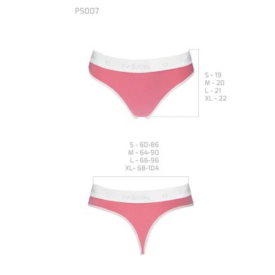 Спортивні трусики-стрінги Passion PS007 PANTIES pink, size M SO4256 фото