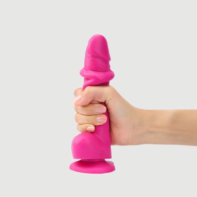 Реалистичный фаллоимитатор Strap-On-Me Sliding Skin Realistic Dildo Fuchsia - S, эффект подвижной ко SO6254 фото