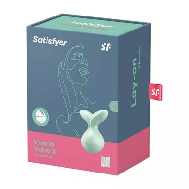 Мини-вибромассажер Satisfyer Viva la Vulva 3 Mint SO7786 фото