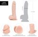 Реалистичный фаллоимитатор на присоске ADDICTION — Mark 7,5″ Dildo With Balls, Beige SO5583 фото 4