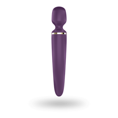 Вібромасажер Satisfyer Wand-er Woman (Purple/Gold) водонепроникний, потужний, розмір XXL SO3457 фото