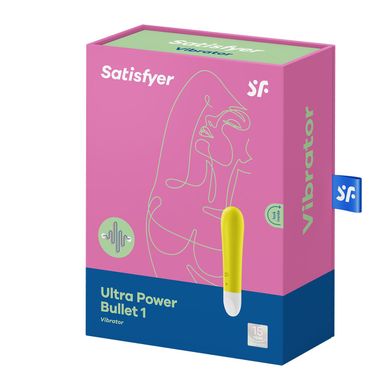 Віброкуля на акумуляторі Satisfyer Ultra Power Bullet 1 Yellow SO5425 фото