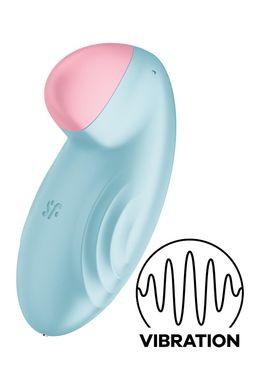 Смарт-вибратор для клитора Satisfyer Tropical Tip Light Blue SO7142 фото