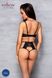 Комплект білизни Passion TASMINA SET L/XL black, ліф, високі трусики з корсетом ззаду SO8490 фото 6