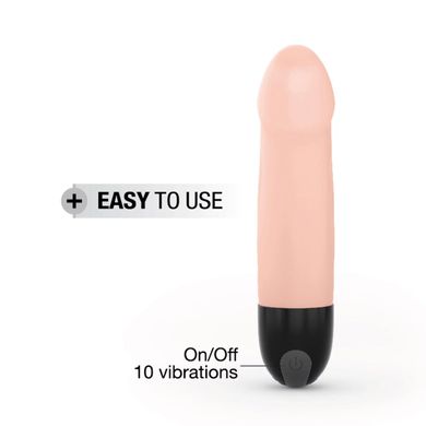 Вібратор Dorcel Real Vibration S Flesh 2.0, діаметр 3,7см, перезаряджається, для точки G SO7392 фото