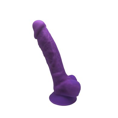 Фаллоимитатор SilexD Johnny Purple (MODEL 1 size 7in), двухслойный, силикон+Silexpan, диаметр 3,8 см SO8210 фото