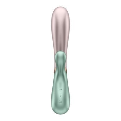 Смарт вібратор-кролик із підігрівом Satisfyer Hot Lover Green SO5542 фото