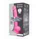 Фаллоимитатор SilexD Johnny Pink Glow in the dark, двухслойный, силикон+Silexpan, диаметр 3,5см SO7026 фото 2