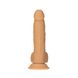 Фаллоимитатор ADDICTION Dual Density Silicone Dildo Caramel 8″, присоска, диаметр 4,3 см, вибропуля SO8243 фото 2